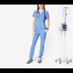 FIGS Ceil Blue Yola skinny pants